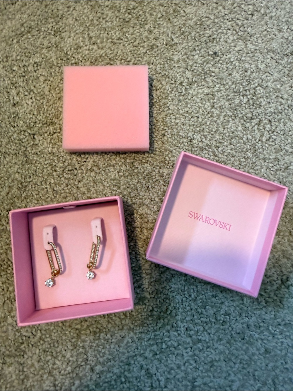 Swarovski Stila Crystal Drop Earrings